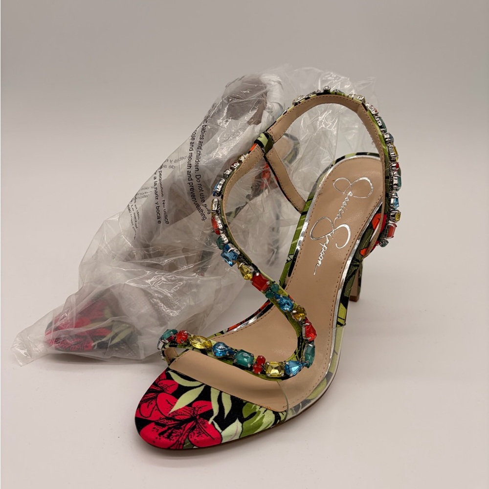 Jessica Simpson Multicolor Jewel Heels